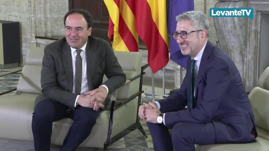 Pérez Llorca y Arcadi España constatan el choque frontal entre Consell y Gobierno en financiación