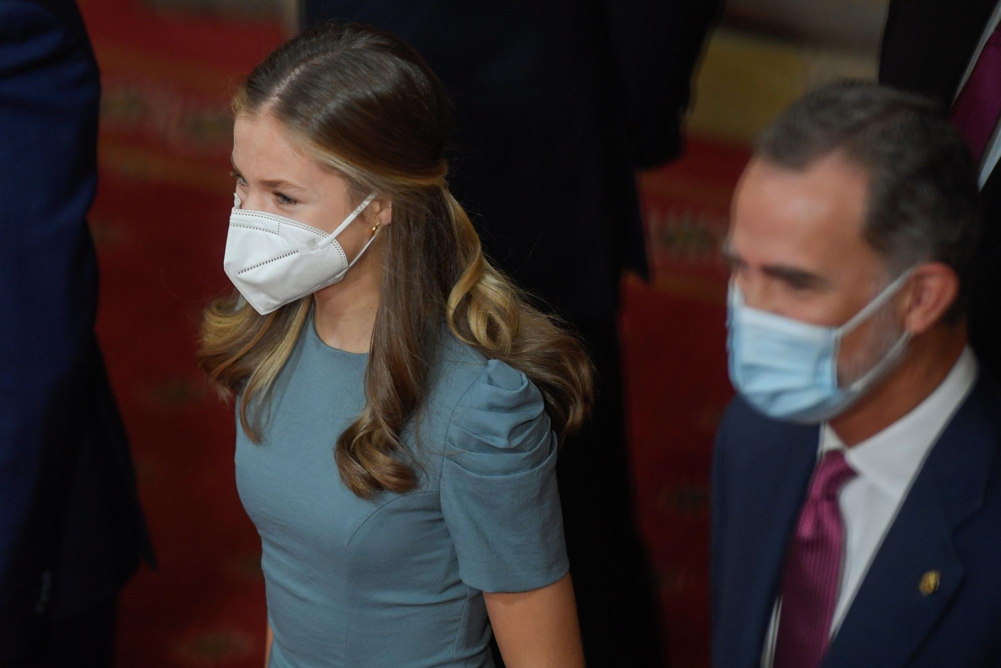 El look de la Familia Real durante las audiencias en el Reconquista