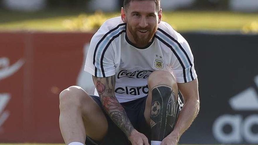 El futbolista del Barcelona Leo Messi.