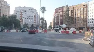 ¿Cuanto cuesta cruzar Giorgeta y Pérez Galdós en coche y en hora punta?