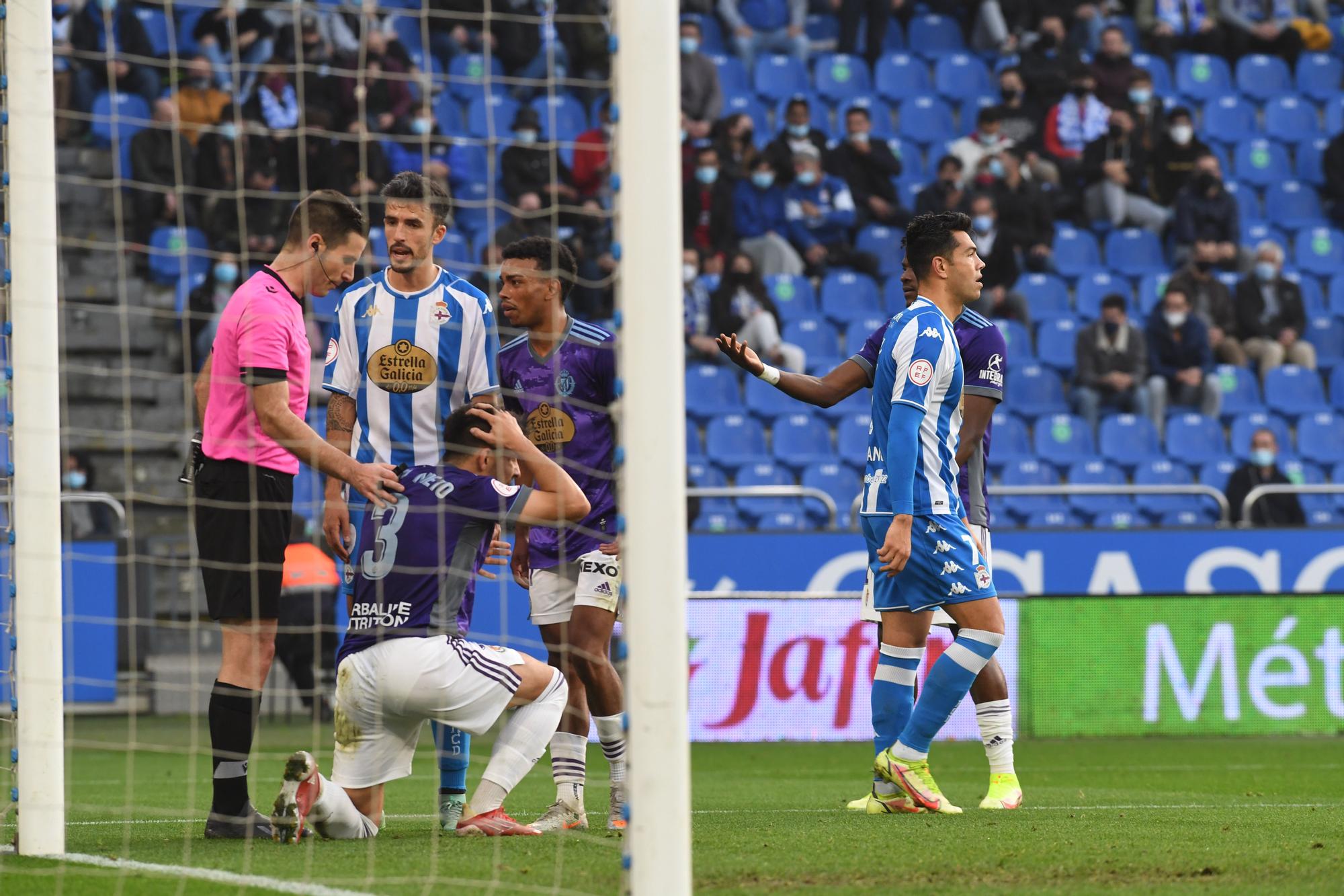 El Dépor le gana 3-0 al Valladolid Promesas