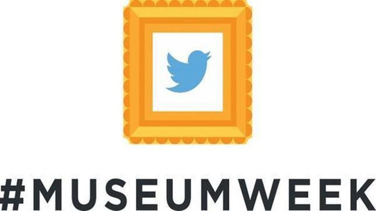 Logo de la semana de los museos en Twitter.