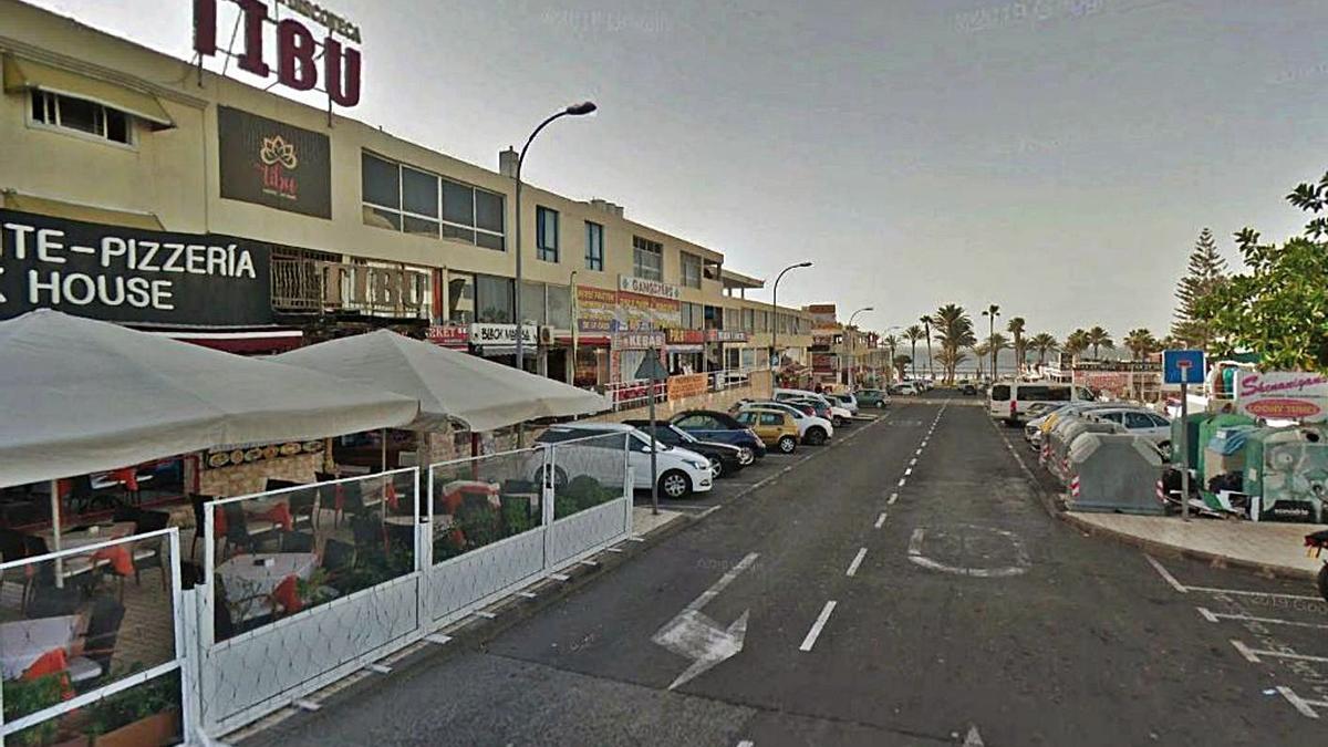 Calle México, en Playa de las Américas, objeto de los inminentes trabajos de reforma.