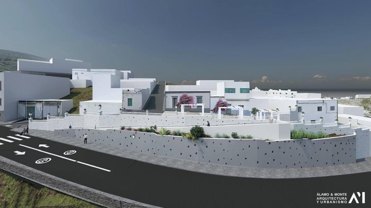 Imagen del proyecto de transformación del entorno del Centro de Salud.