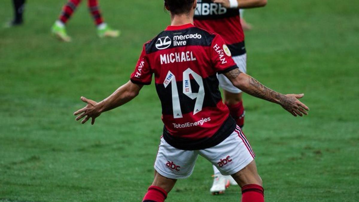 El Flamengo celebra su victoria.