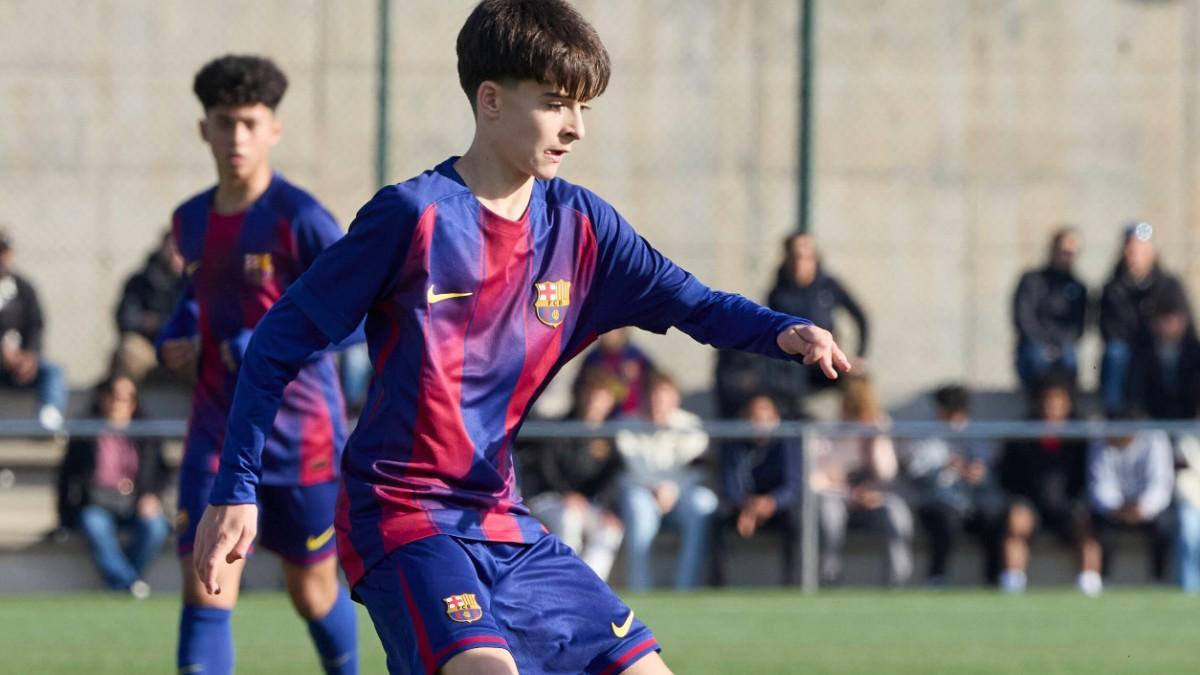 David Moreno es una de las grandes esperanzas de la cantera blaugrana