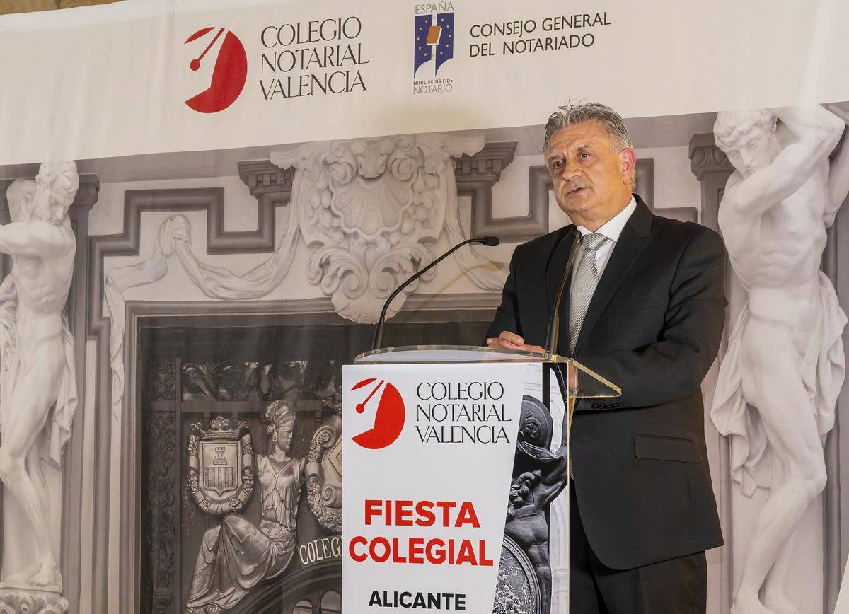 Javier Barceló, durante su intervención.