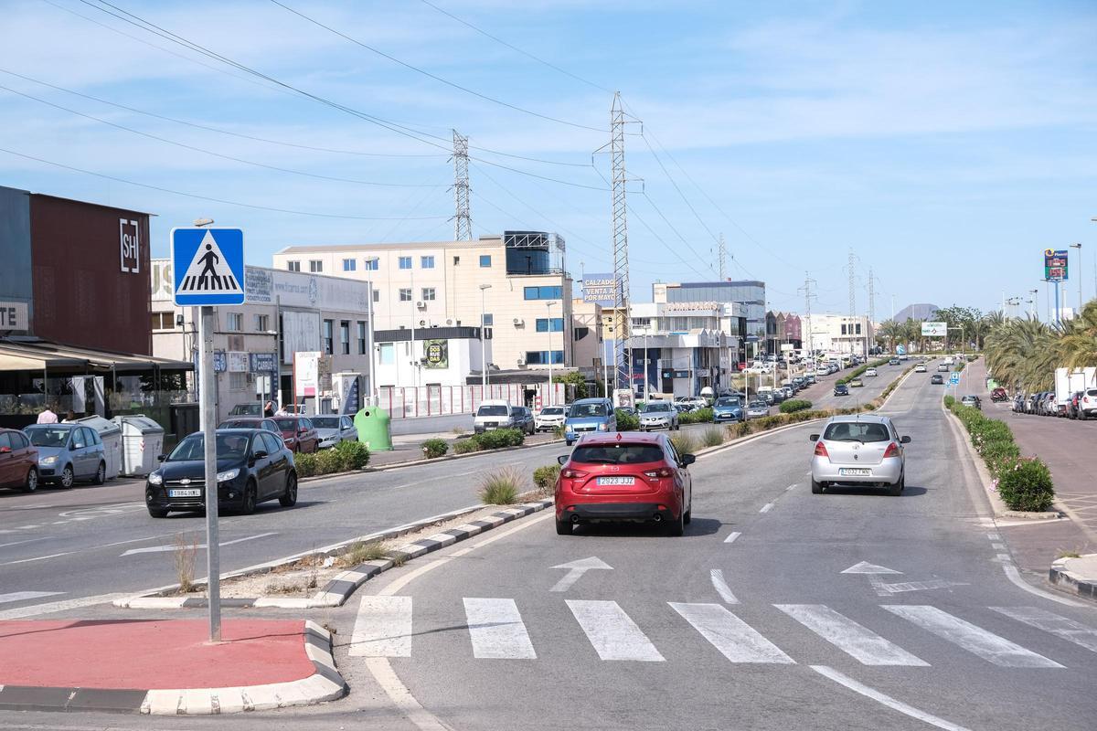 Polígono industrial de Carrús, en Elche, donde se producían los vertidos ilegales