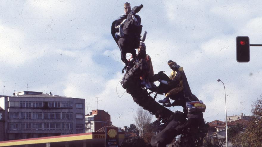 Los Magos fueron los reyes de la Navidad en Vigo de 1995