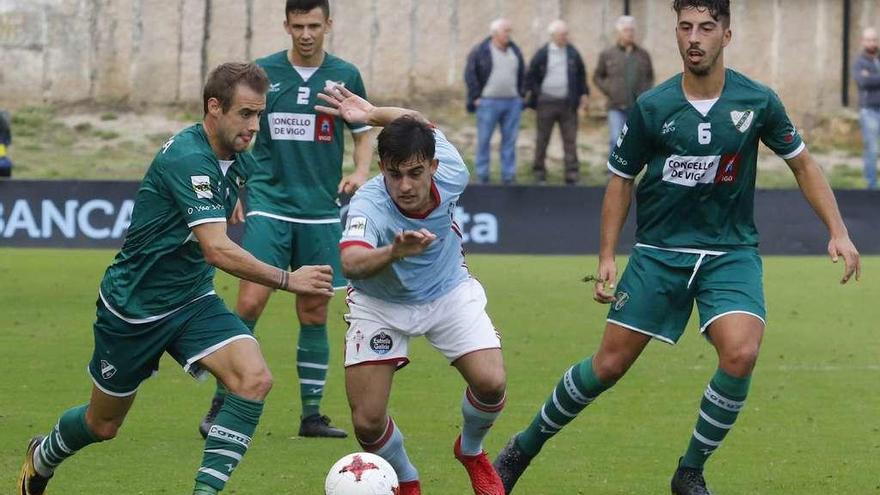 Imagen del partido jugado en la primera vuelta en Barreiro. // Alba Villar