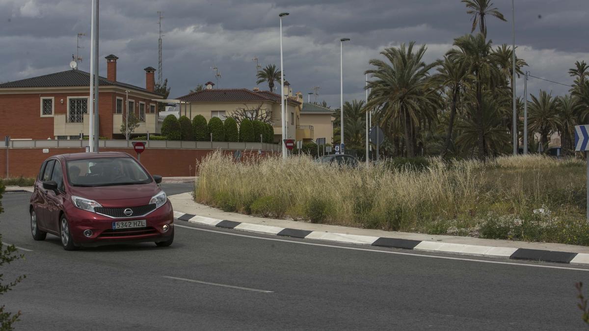 Una imagen de la ronda sur, en Elche, la vía donde se ha producido el accidente