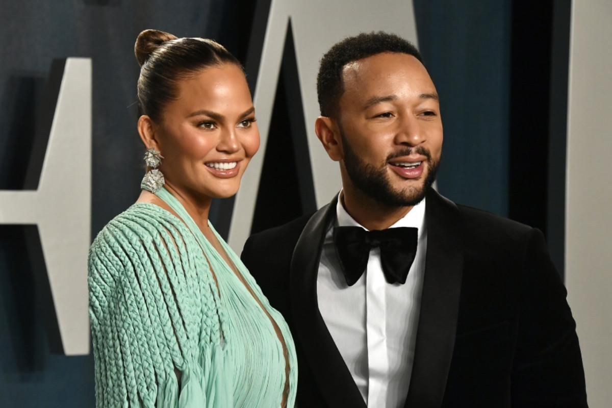Chrissy Teigen y John Legend, en la Vanity Fair Oscar Party
