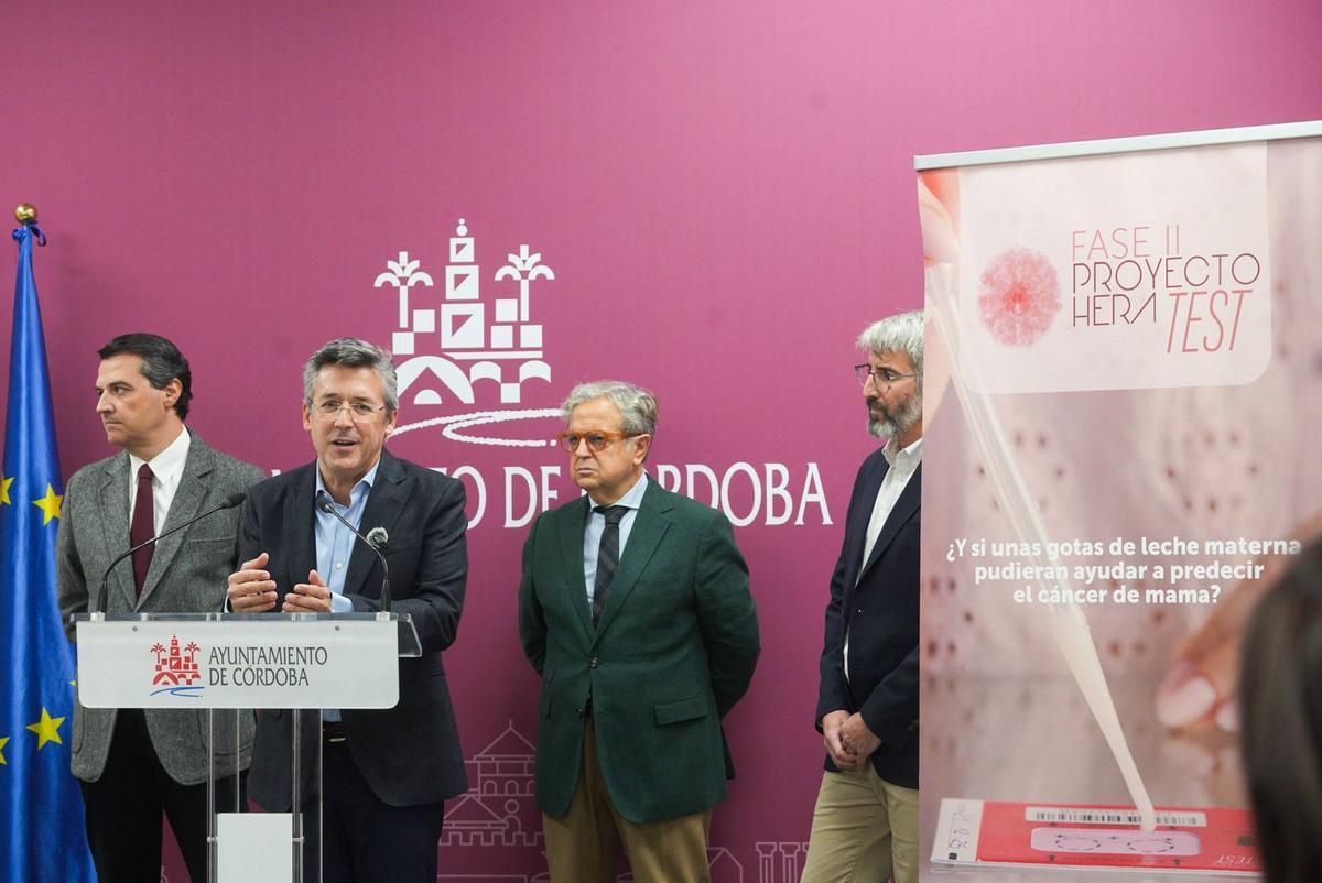 Juan de la Haba, durante la rueda de prensa celebrada en el Ayuntamiento.