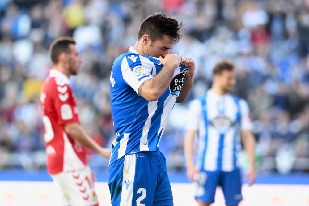 El Dépor no pasa del empate ante el Nàstic