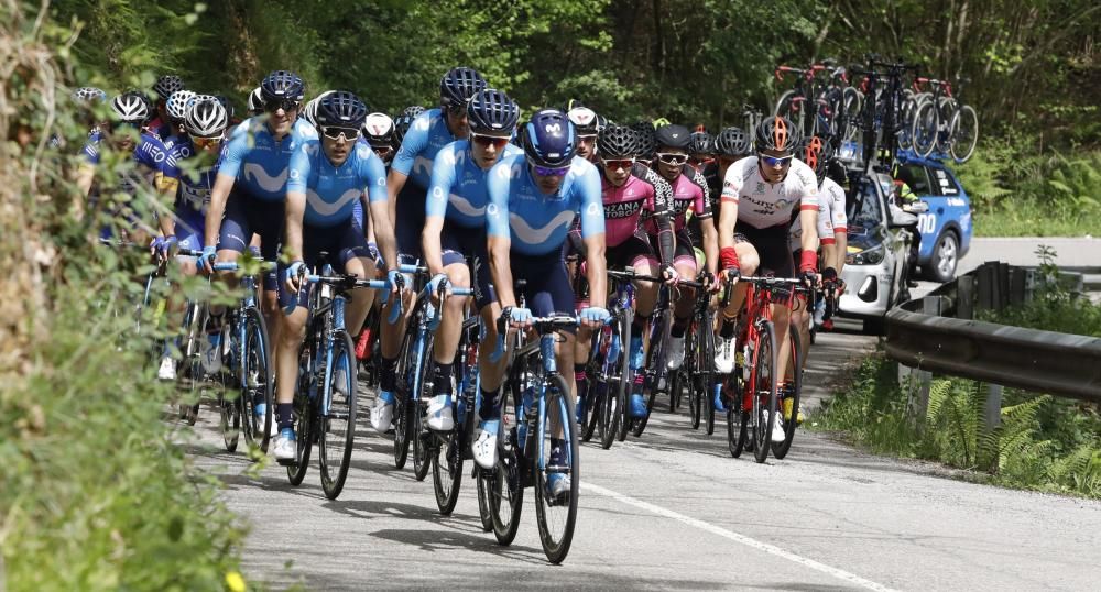 Primera etapa de la 61.ª edición de la Vuelta a Asturias: Oviedo-Pola de Lena