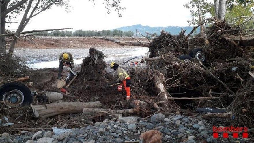 Búsqueda de uno de los desaparecidos en Tarragona.