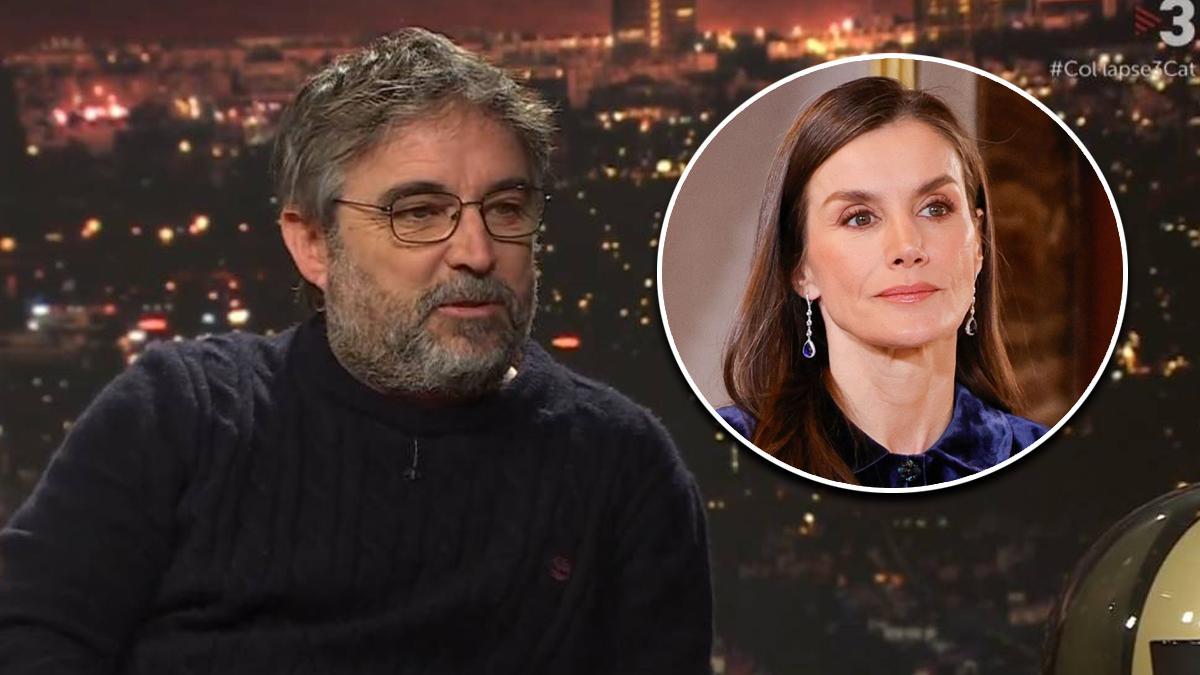 Jordi Évole y la reina Letizia