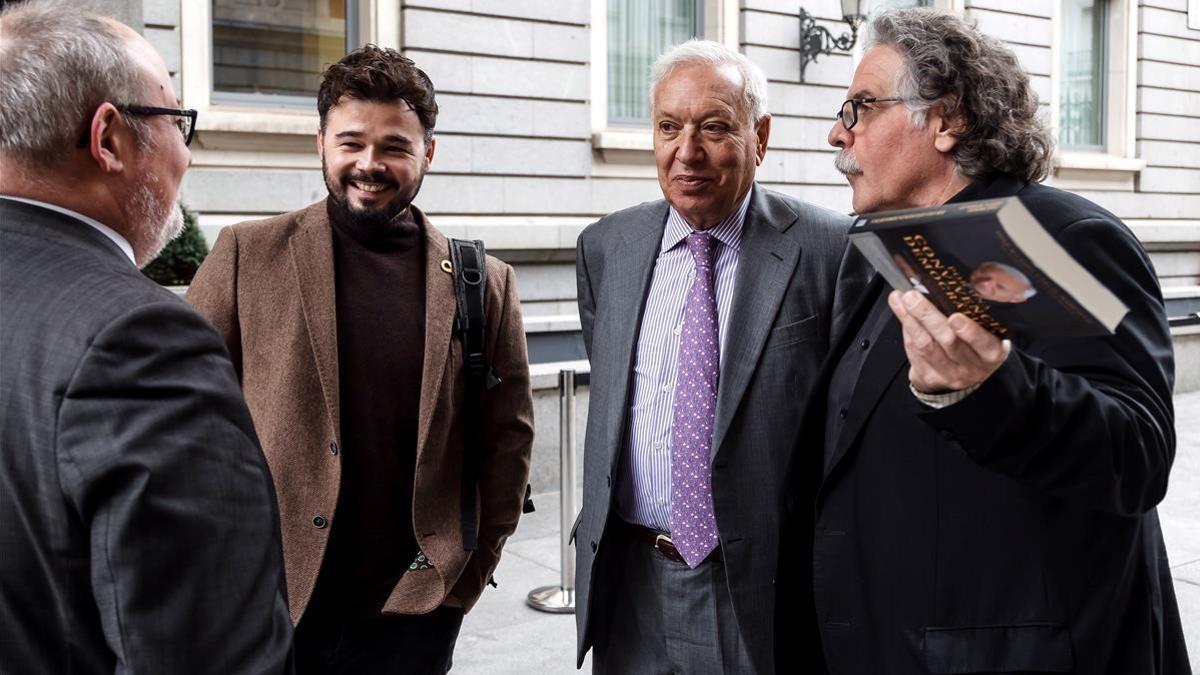 Tardà, Rufián y Margallo