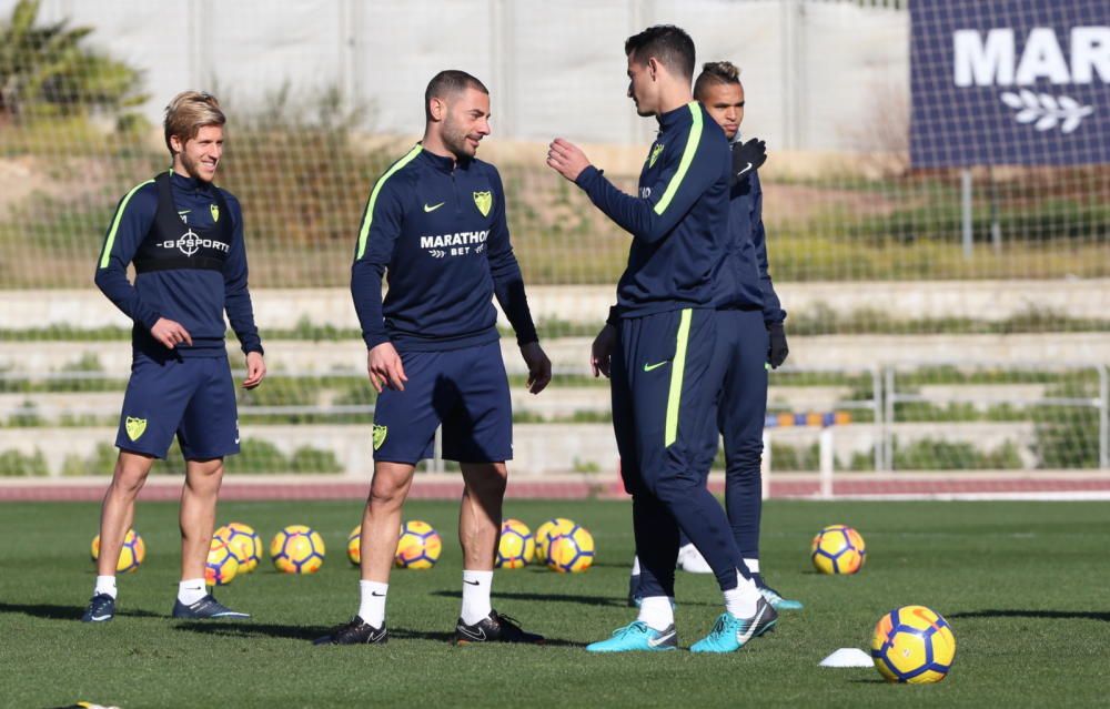 Mehedi Lacen ya entrena con el Málaga CF