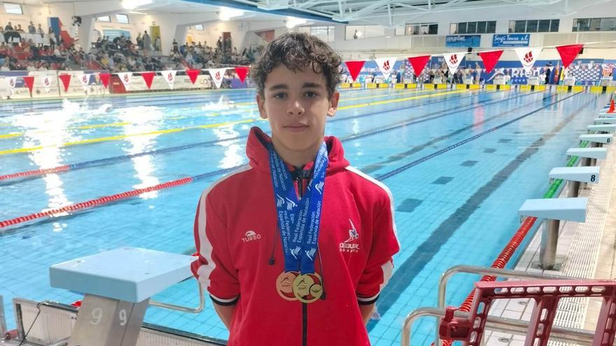 Sergio Rojas, campeón de España infantil de natación