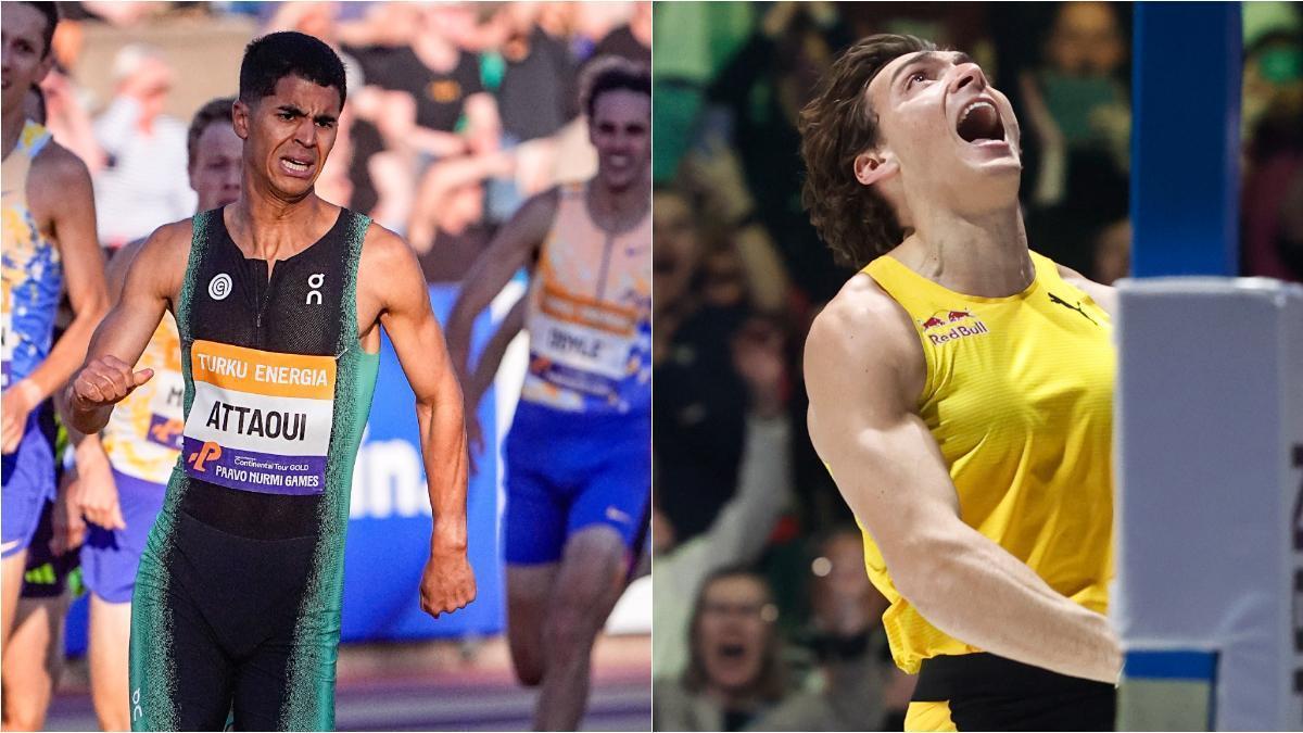 Mohamed Attaoui y Armand Duplantis estarán este domingo en Estocolmlo