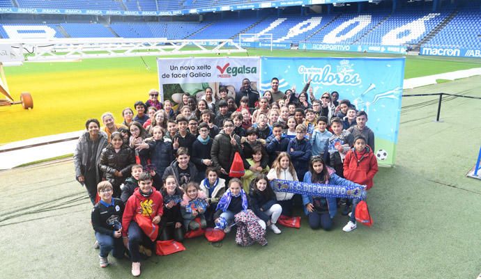 El colegio Sagrada Familia en Valores Branquiazuis