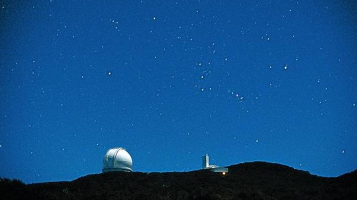 Panorámica del gran telescopio del Roque de los Muchachos, en la isla de La Palma, un destino con calificación Starlight.