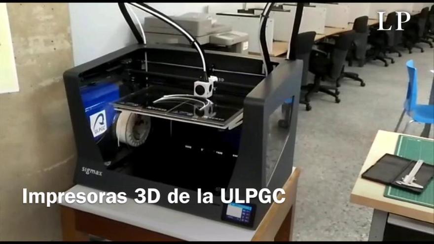 Coronavirus en Canarias | La ULPGC fabrica material de protección con impresoras 3D