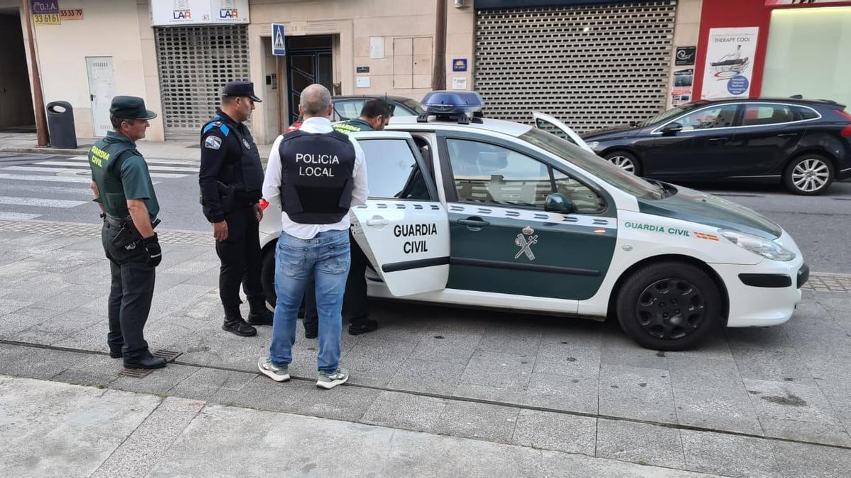 Policía Local y Guardia Civil detienen al supuesto agresor en Porriño