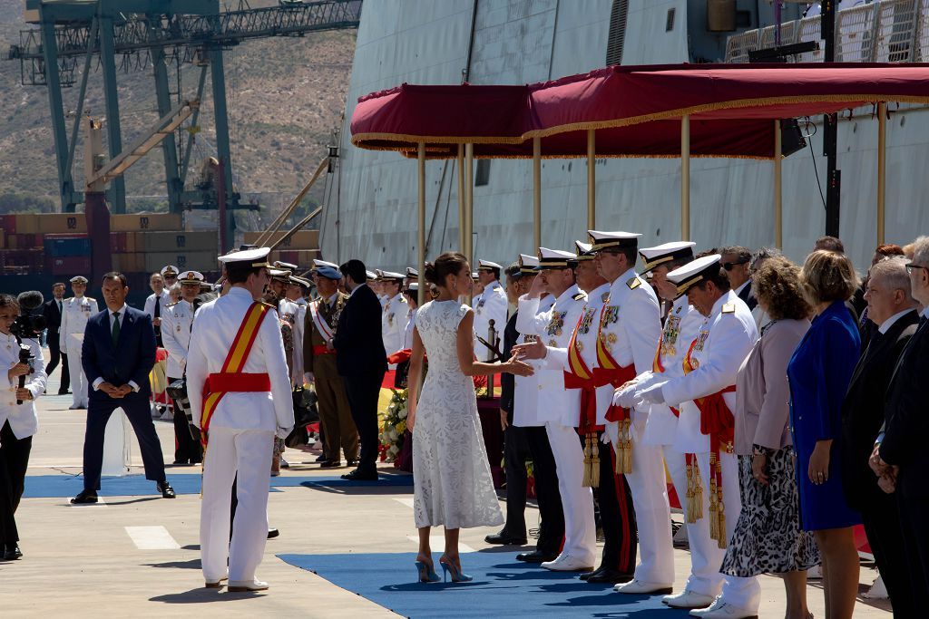 Así ha sido la visita de la reina Letizia a Cartagena