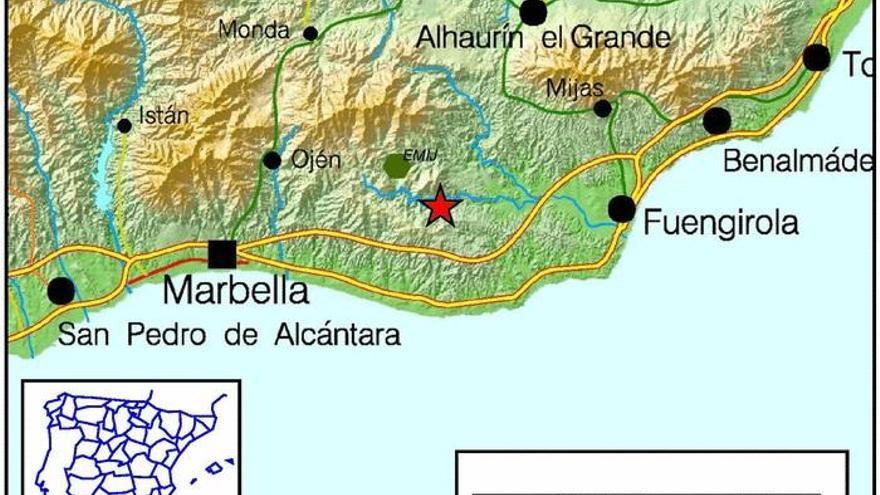 Registrado un terremoto de 2,6 grados en Ojén