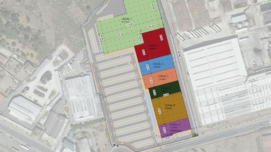 Parcela adquirida por Kronos Properties en el Parque de San Cibrao.