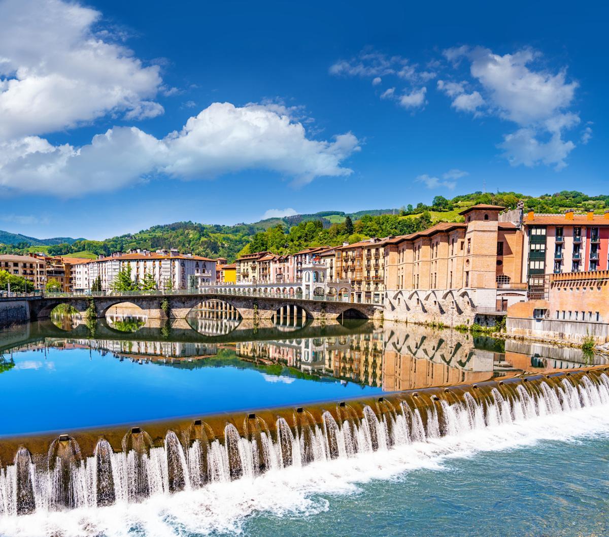El río Oria a su paso por Tolosa