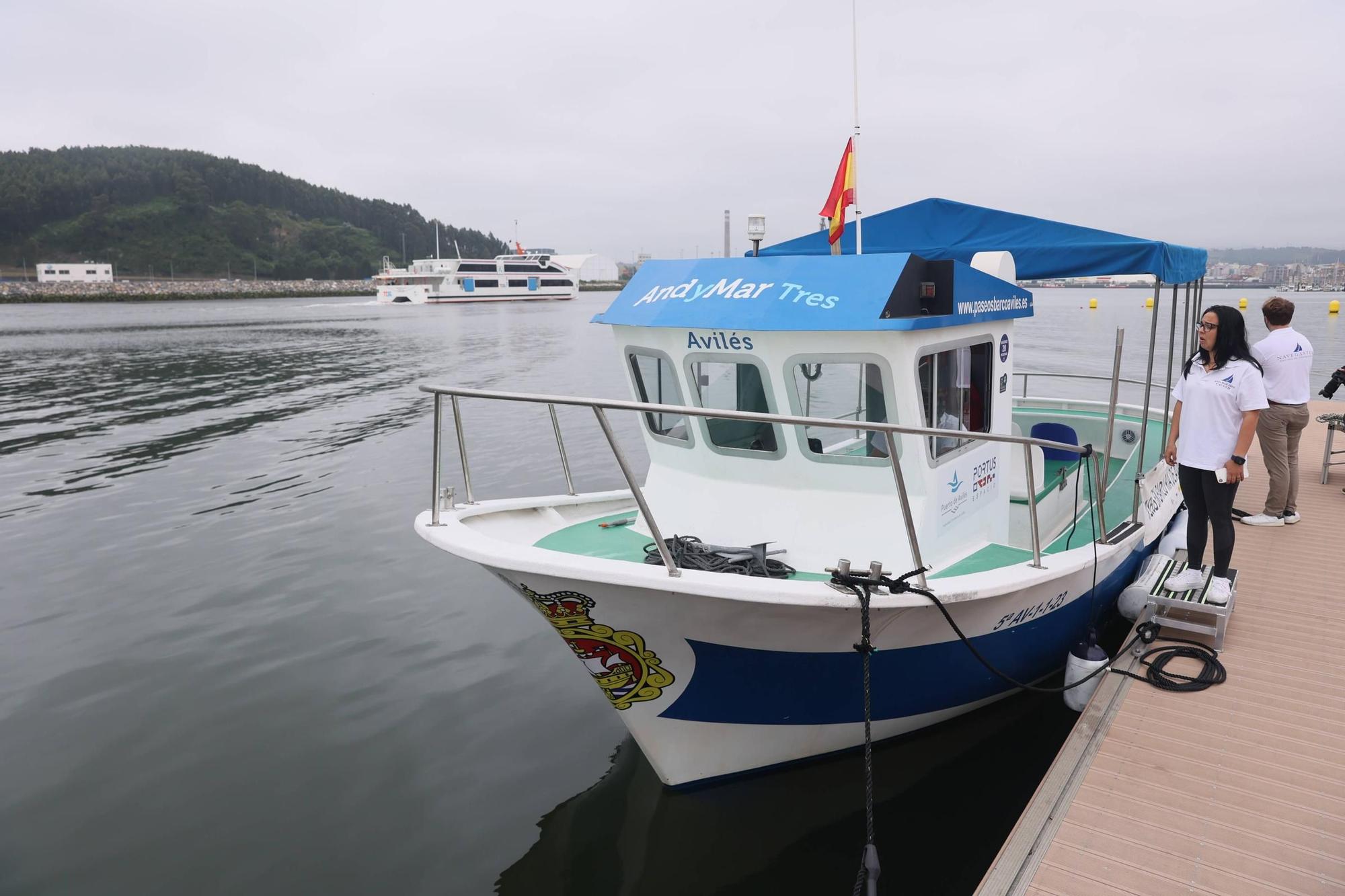 Regresan los paseos en lancha por la ría de Avilés: y hay novedades