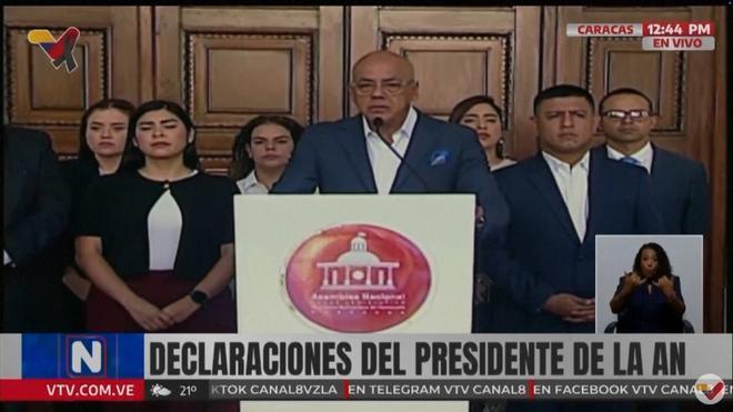 Jorge Rodríguez anuncia la liberación de un número importante de presos políticos, entre ellos cinco españoles en Venezuela
