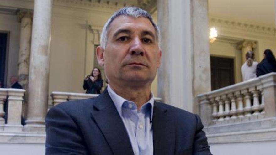 González Cachorro, en 2014, en el ayuntamiento.