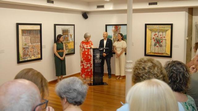 Presentación de la muestra en el museo.