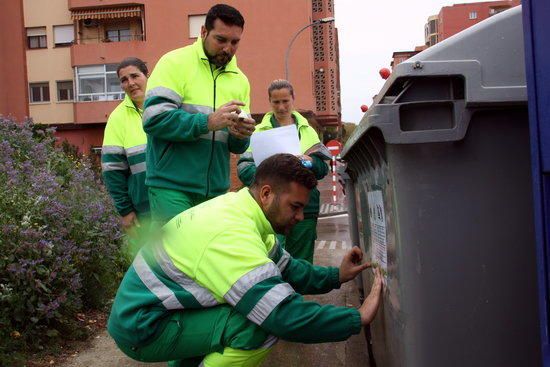 Brigada al barri de Sant Joan de Figueres