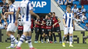 0-2. El Mallorca se aprovecha de los infantiles errores de la Real