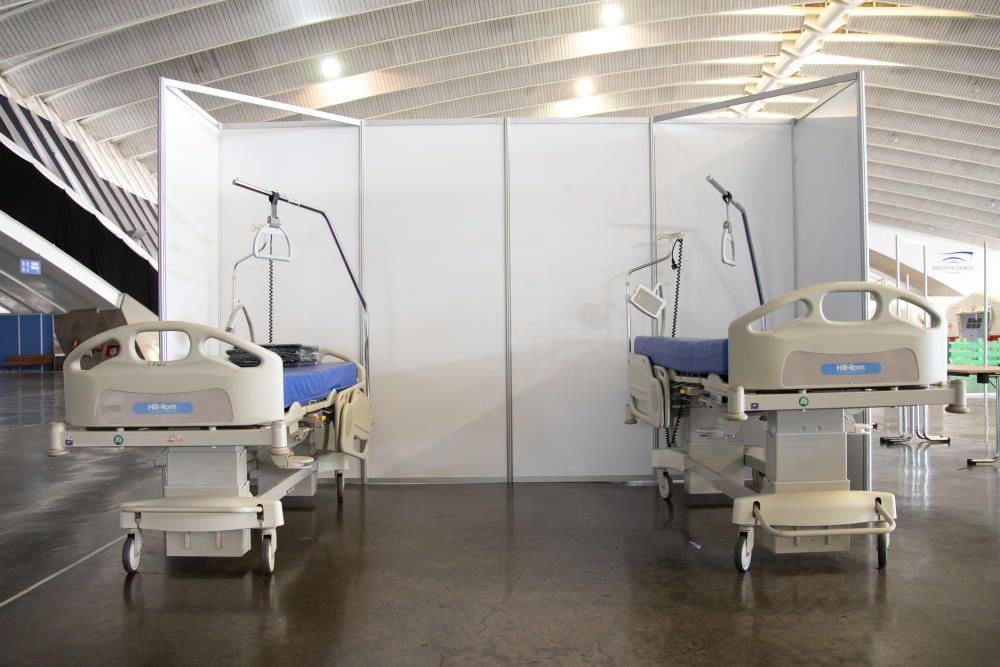 Coronavirus en Canarias | Preparan el hospital de campaña del Recinto Ferial de Tenerife para pacientes con Covid-19
