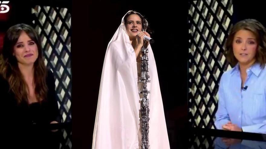María Casado se convierte en Rosalía para emular su confesionario en Informativos Telecinco