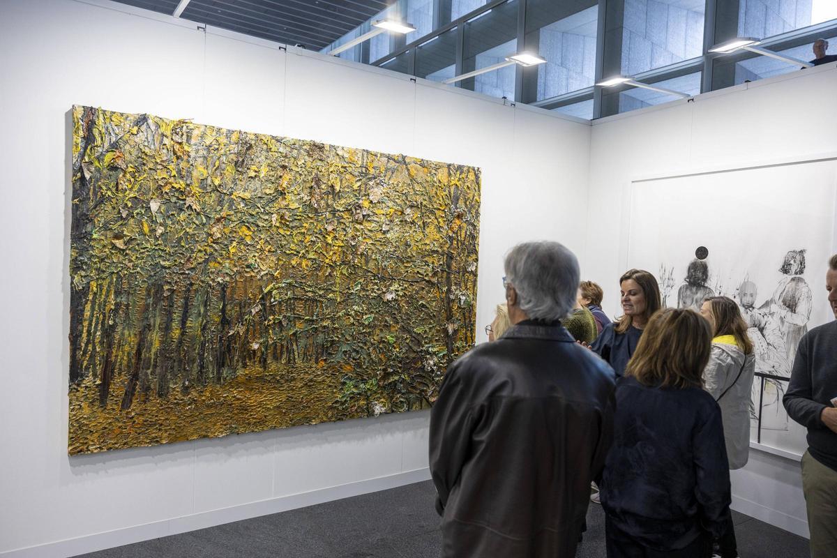 Das teuerste Werk der Messe stammt von Anselm Kiefer.
