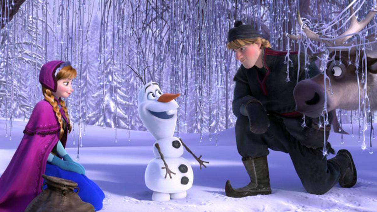 Fotograma de 'Frozen', una de las pocas películas dobaldas al catalán actualmente en cartelera