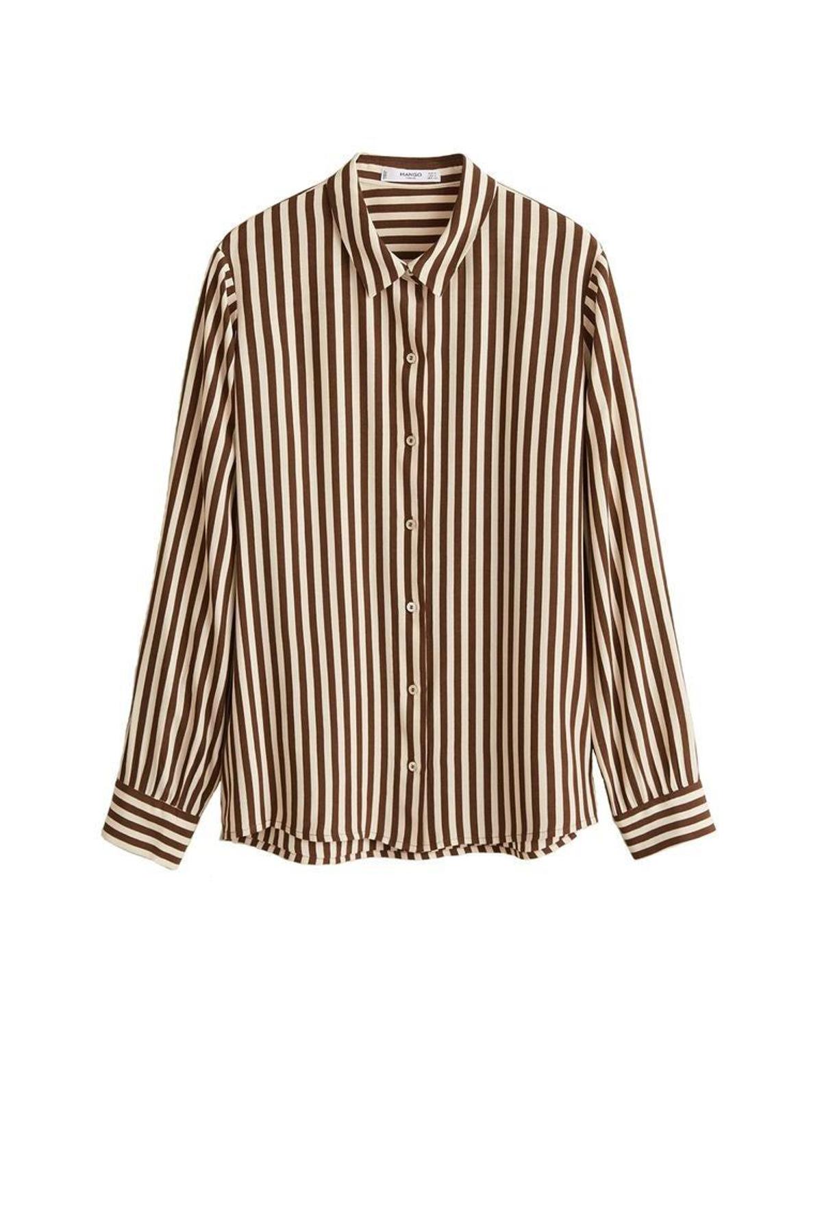 Camisa de Mango con estampado a rayas