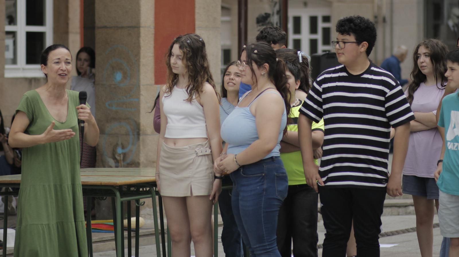 Unha "acción de guerrilla" do IES Illa de Ons