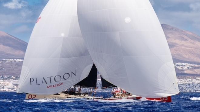 Tercer día de regata de la 52 SUPER SERIES Royal Cup, en Puerto Calero, en el sur de Lanzarote