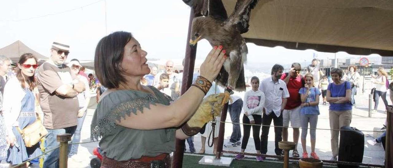 Las aves fueron protagonistas en la tarde de ayer. // Santos Álvarez