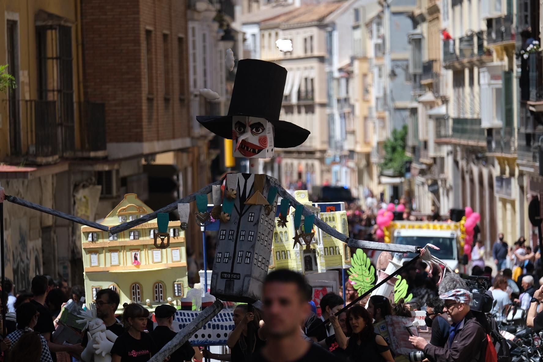 Manifestación de La Invisible contra su desalojo