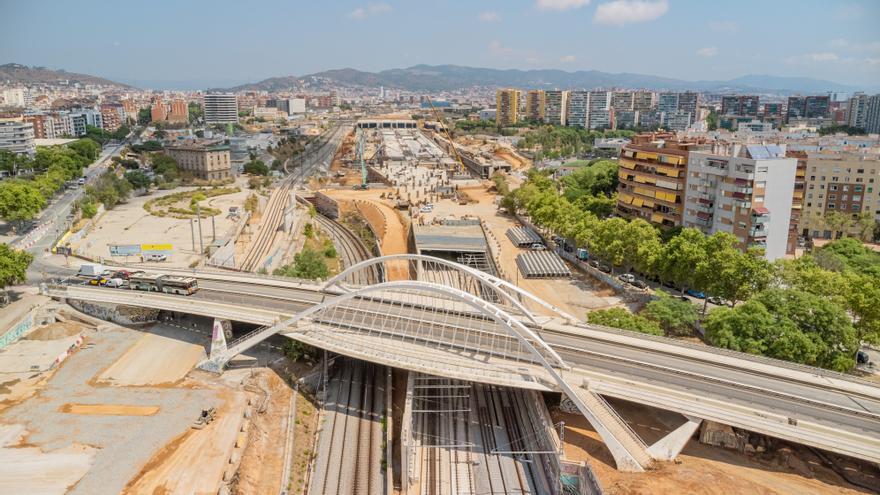 La línia de Rodalies Barcelona-Portbou es veurà afectada per les obres a la Sagrera a partir de setembre