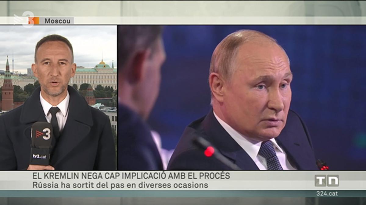 TELEVISION  Ferran Monegal  foto TV3 Telenoticies Moscú